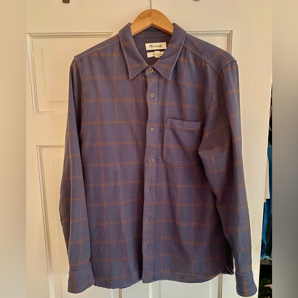 Madewell Mens Perfect Fit Flannel Medium